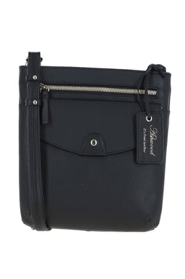 'Five CB' Real Leather Cross Body Bag