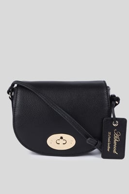 'Borsa della Moda' Real Leather Saddle Crossbody Bag