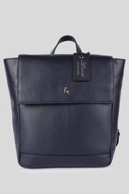 'Lussuria Venezia' Real Leather Flapover Backpack