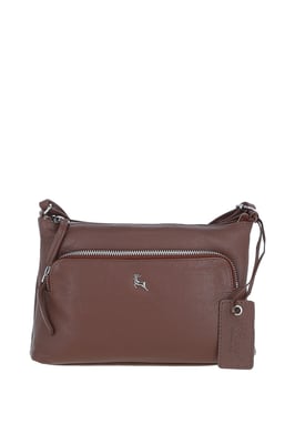 'Bristol' Real Leather Crossbody Bag