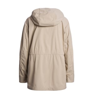 Parajumpers Lange Crèmekleurige Capuchonjas
