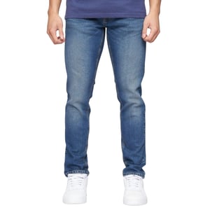 Crosshatch Buraca Slim Jeans för män (Stentvätt)