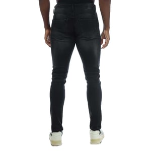 Duck and Cover Overbug Tapered Jeans för herrar (Svart)