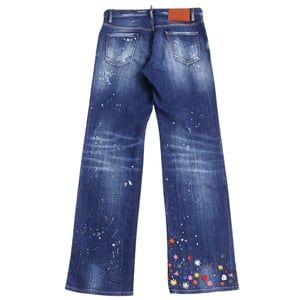 Dsquared2 Roadie Jeans Blommiga Blå Jeans