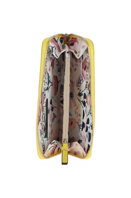 8 Card Zip Around RFID Protected Large Leather Purse