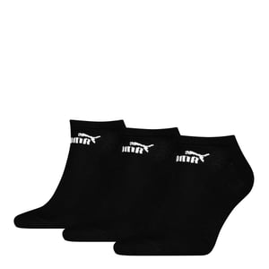 Puma Unisex Adult Logo Trainer Socks (Pack of 3) (Black)