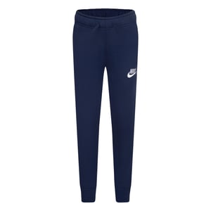 Nike Kinderen Club Fleece Ribgebreide Boord Joggingbroek (Marineblauw)