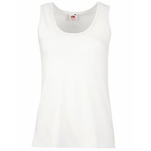 Fruit Of The Loom Dames / Vrouwen Dames-Fit Valueweight Hemd (Wit)