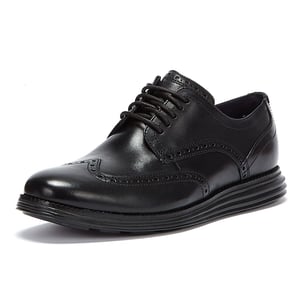 Cole Haan OriginalGrand Wing Oxford Men's Black/Black Brogue Shoes
