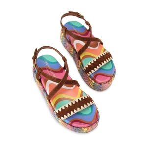 Kurt Geiger London Suede Chelsea Flatform Sandal Sandals