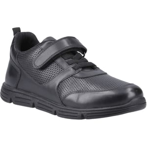 Hush Puppies Alfie Bungee Jnr Skor I Svart Från Läder Pojks
