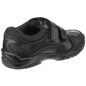 Hush Puppies Jezza Junior Leather Boys's Black Loafers