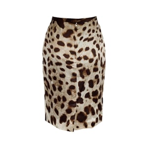 Dolce & Gabbana Luipaardprint Rok - '10s