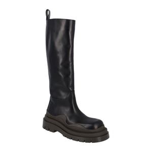 Bottega Veneta Botteboot in kalfsleer in zwart