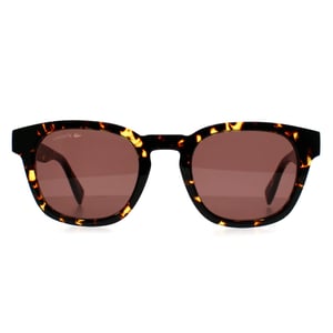 Lacoste Oval Womens Dark Havana Brown L6015S