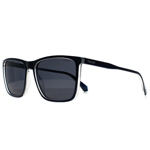 Polaroid Rectangle Mens Blue Crystal Blue Polarized PLD 4180/S