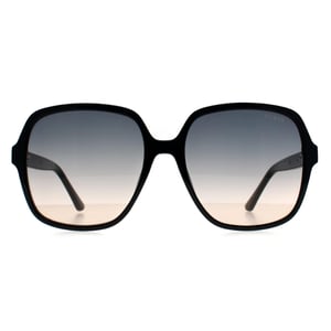 Guess GF6203 01W glanzend zwart blauw roze gradiÃ«nt zonnebril