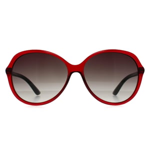 Seksy Oval Womens Transparent Burgundy Smoke Gradient N2809