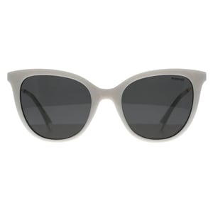 Polaroid Cat Eye Womens White Grey Polarized PLD 4184/S/X