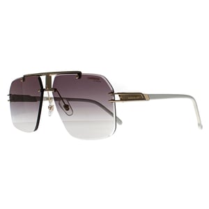 Carrera Rimless Mens Gold Ivory Gold Mirror on Burgundy Gradient 1054/S