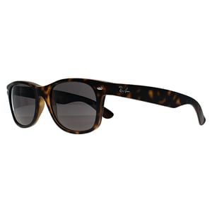 Ray-Ban New Wayfarer 2132 865/B1 mat havana donkergrijs zonnebril