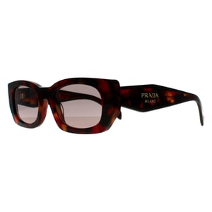 Prada Rectangle Womens Poppy Tortoise Light Purple Brown PRB05S