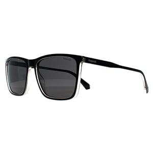 Polaroid Rectangle Mens Beige Grey Polarized PLD 4180/S