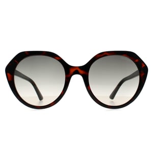 Guess Oval Womens Dark Havana Grey Gradient GF6201