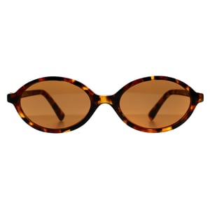 Miu Miu Oval Womens Light Havana Brown MU04ZS