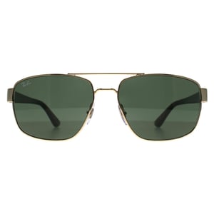 Ray-Ban RB3663 001/31 gepolijst arista goud g-15 groen zonnebril