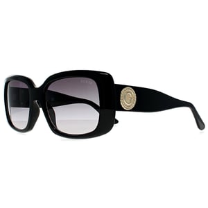 Guess GF6167 01B glanzend zwartgrijze zonnebril