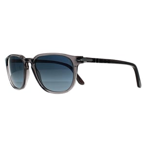 Persol Square Mens Transparent Grey Blue Gradient Polarized PO3019S