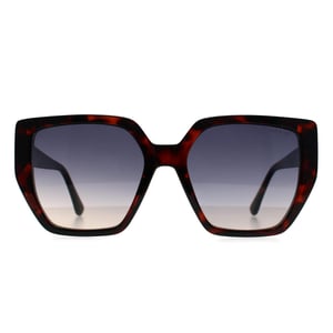Guess Cat Eye Womens Dark Havana Blue Gradient GF6178
