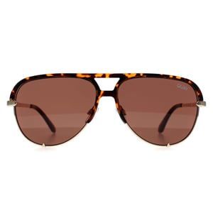 Quay Aviator Womens Tortoise Brown High Key Mini Remixed