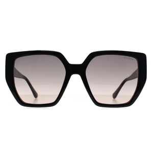 Guess Cat Eye Womens Shiny Black Pink Brown GF6178