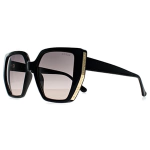 Guess Cat Eye Womens Shiny Black Pink Brown GF6178