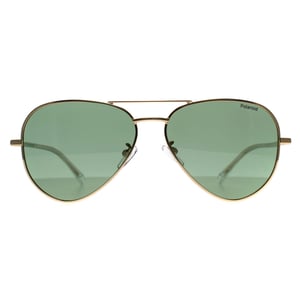 Polaroid Aviator Unisex Gold Green Polarized PLD 4186/G/S/X