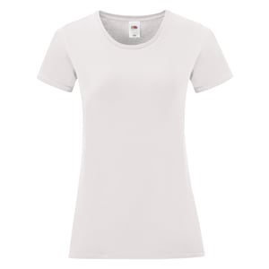 Fruit Of The Vrouwen / Dames Iconische T-Shirt (Wit)