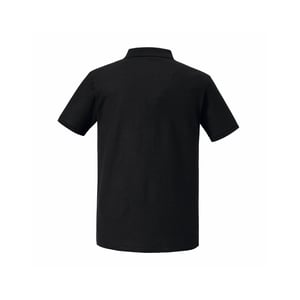 Russell Heren Authentiek Piqué Poloshirt (Zwart)