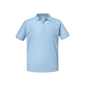 Russell Heren Authentiek Piqué Poloshirt (Hemelsblauw)