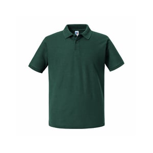 Russell Heren Authentiek Piqué Poloshirt (Fles groen)