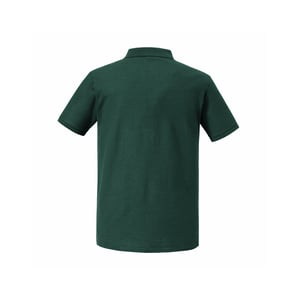 Russell Heren Authentiek Piqué Poloshirt (Fles groen)