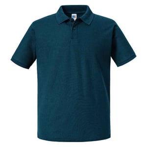 Russell Heren Authentiek Piqué Poloshirt (Benzineblauw)