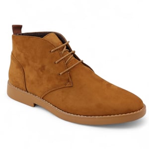 Heren bruine premium woestijn suède chukka boots