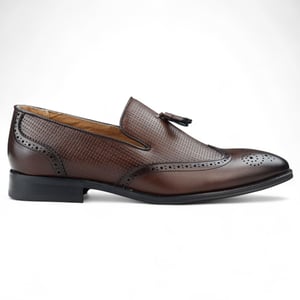 Herr Bruna Tassel Mockasin Loafers Eleganta Slip-On Finskor