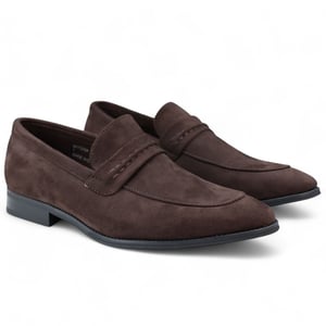 Herr Bruna Mocka Mockasin Loafers Eleganta Slip-On Skor
