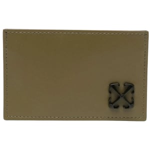 Off-white Jitney Simple Card Case Militaire Groene Accessoires