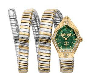Just Cavalli Women's Snake 316L Stainless Steel Watch