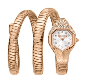 Just Cavalli Women's Snake 316L Stainless Steel Watch