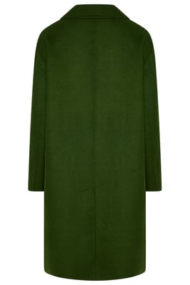 Elle Esme Wool-Rich Coat in Green